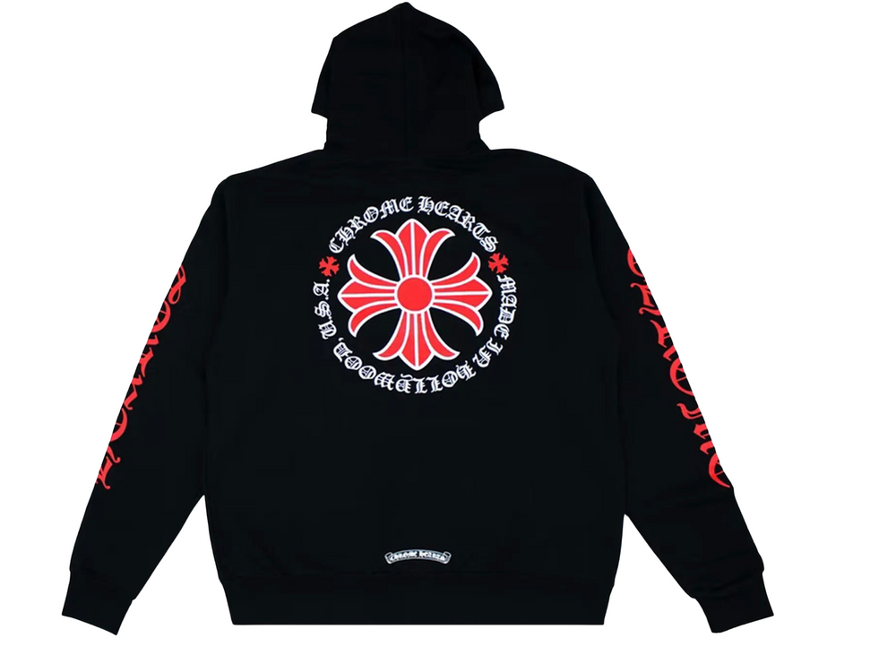 Chrome Hearts 'Made In Hollywood' Plus Cross Logo Hoodie