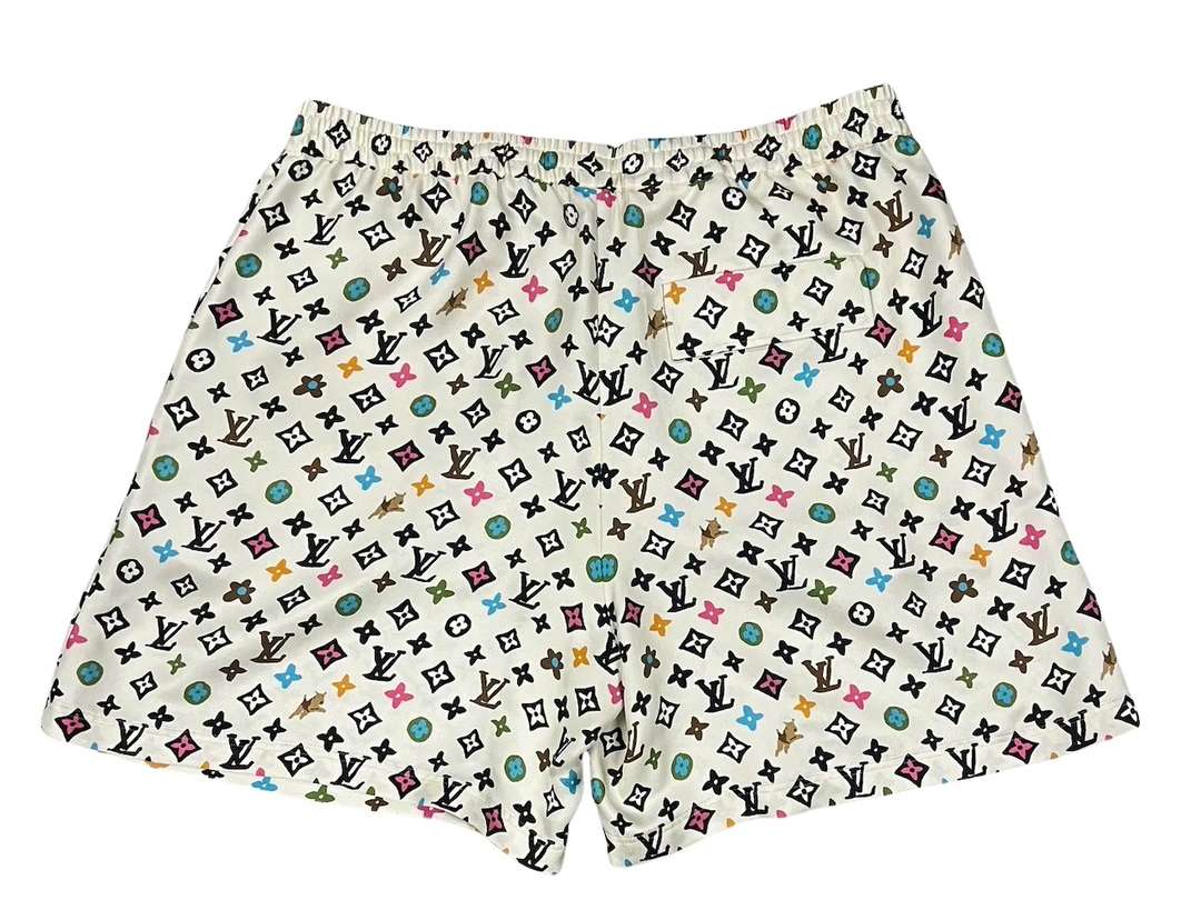 Louis Vuitton 'Craggy' Silk Shorts