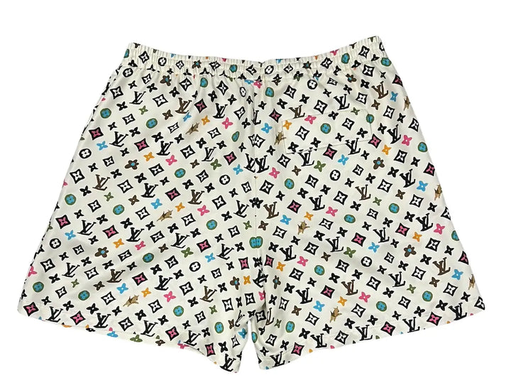 Louis Vuitton 'Craggy' Silk Shorts