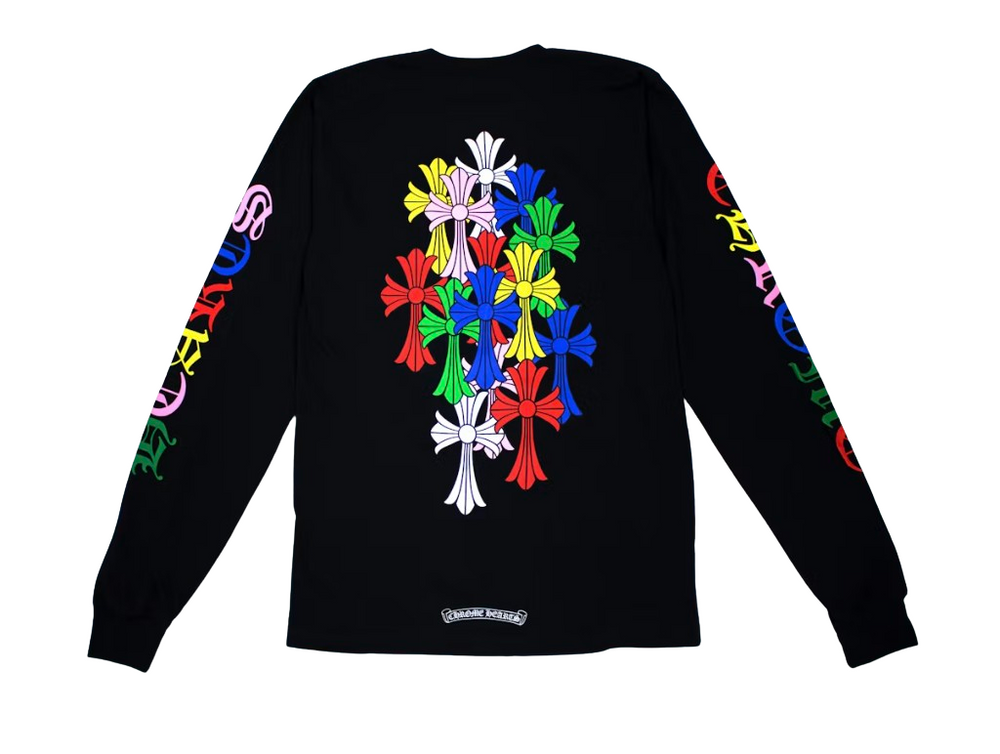 Chrome Hearts 'Multi Color' Cross Cemetery Black Longsleeve