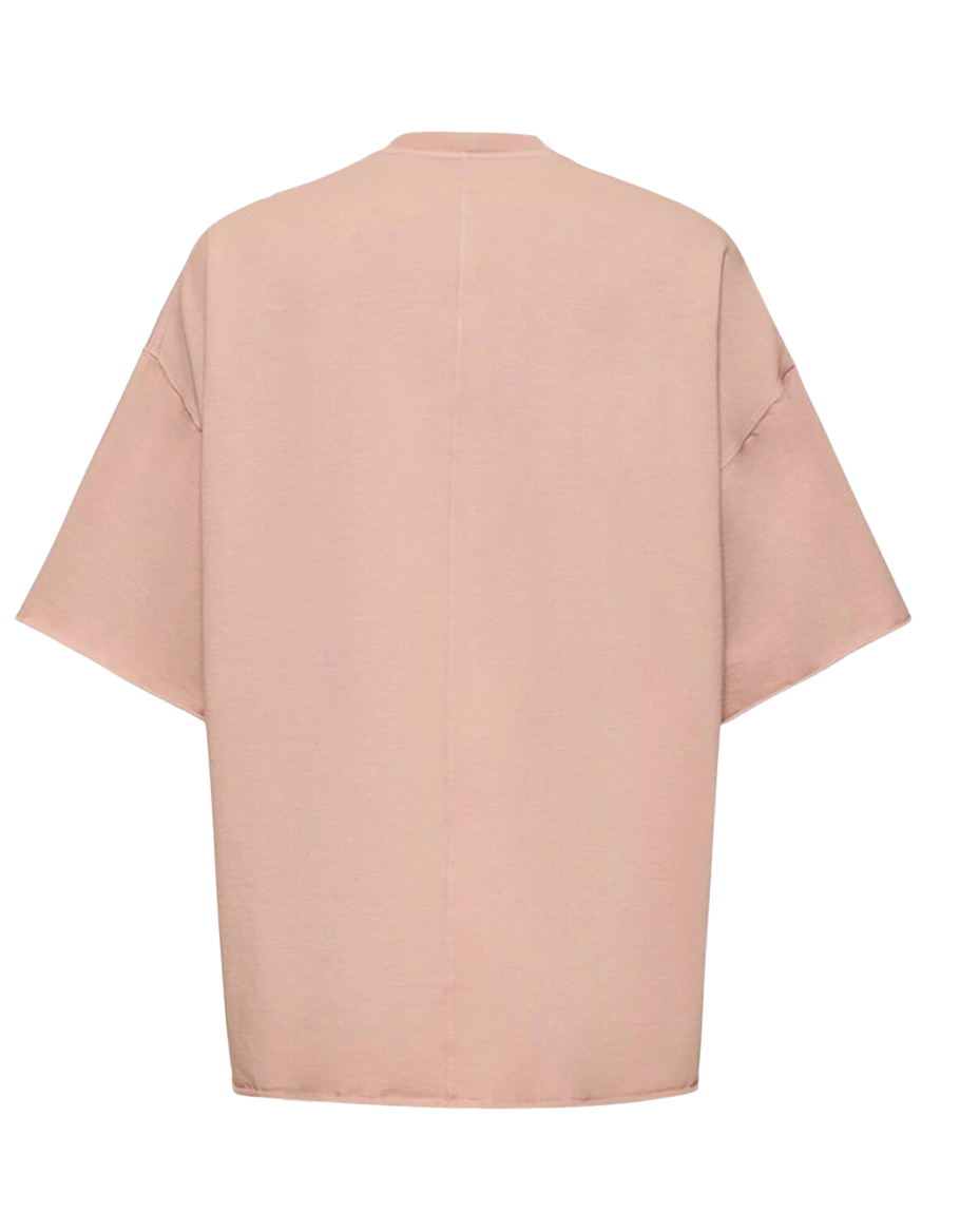 Rick Owens DRKSHDW 'Tommy' Faded Pink Tee