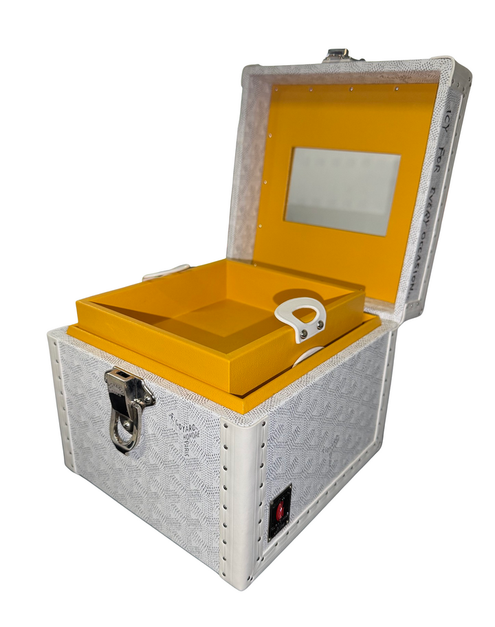 Goyard Custom Painted 'White' Paris Watch Case