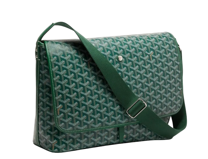 Goyard 'Capetien MM' Green Messenger Bag