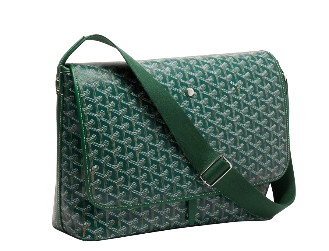 Goyard 'Capetien MM' Green Messenger Bag