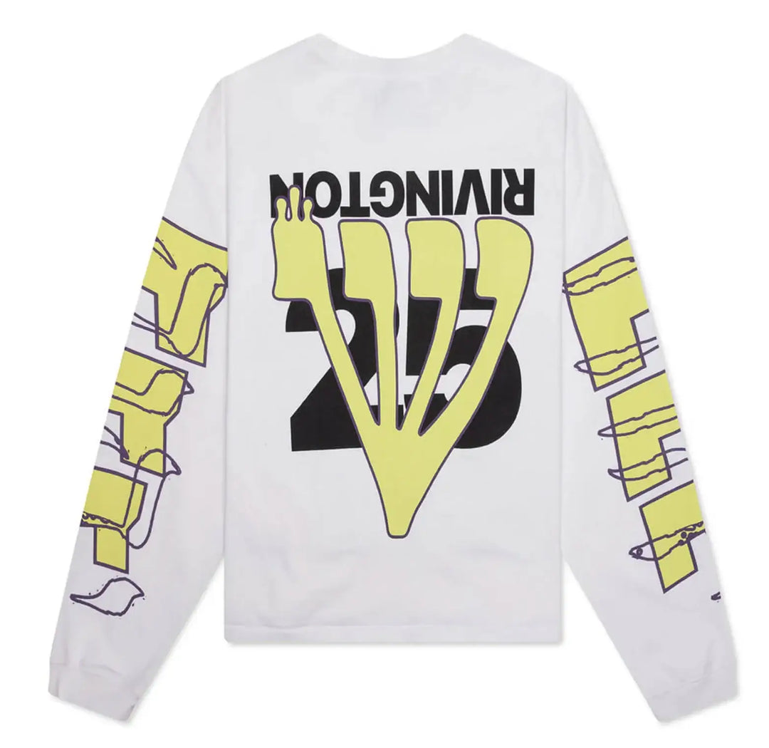 Rivington Roi Rebis☆関税込☆CLAYTON 長袖 ホワイト Tシャツ Rivington roi Rebis 'His Own' White Longsleeve Tee – Showroom LA