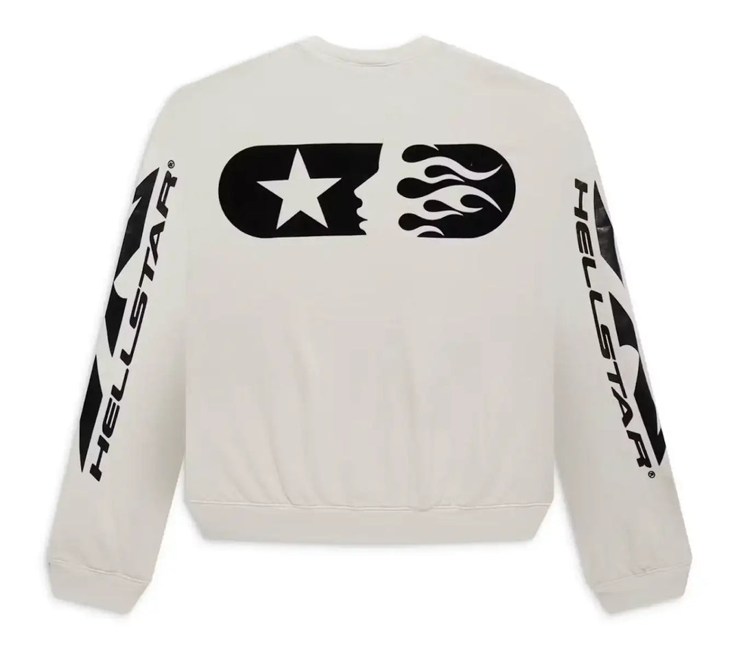 Hellstar Sports White Crewneck