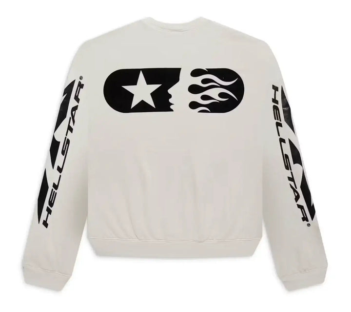 Hellstar Sports White Crewneck