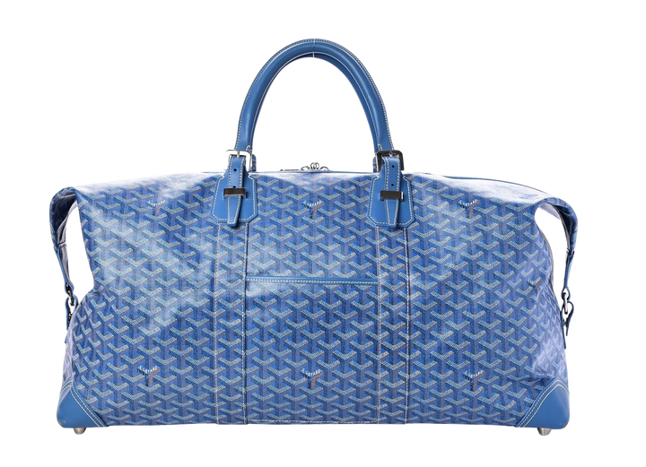 Goyard 'Sky Blue' Bowling 55 Duffle Bag