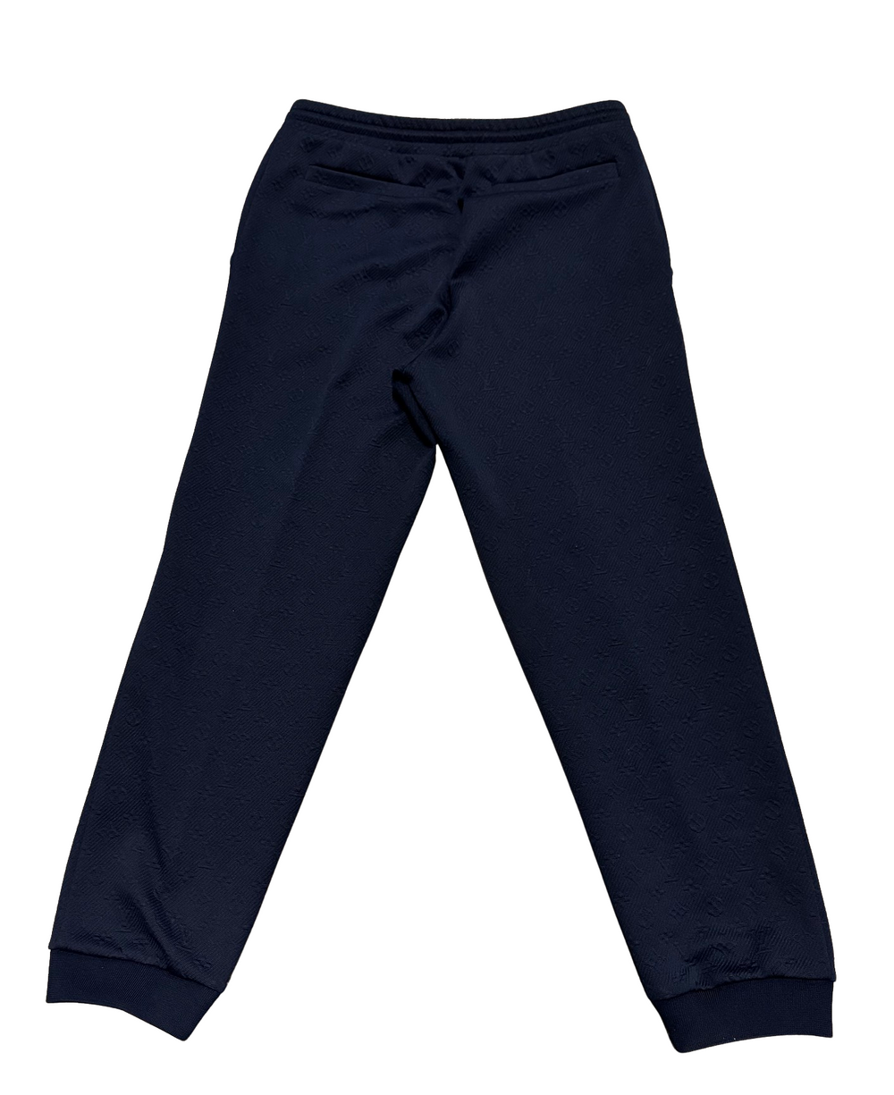 Louis Vuitton Monogram Technical Navy Blue Track Pants
