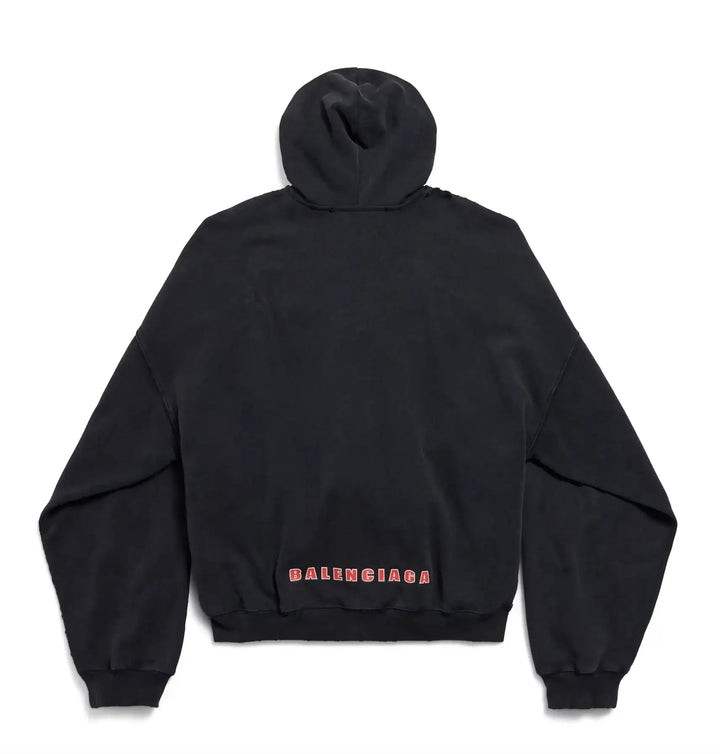 Balenciaga 'Sponsor Logos' Zip Up Hoodie