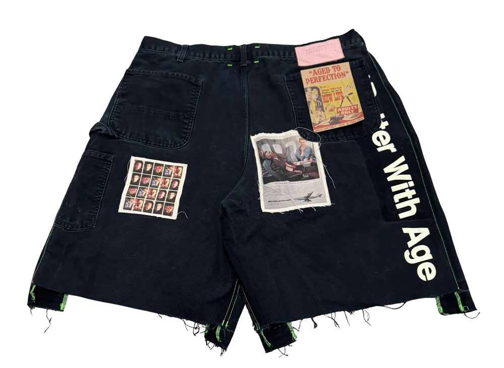 *Better With Age 'Cocktail' Single Knee Shorts