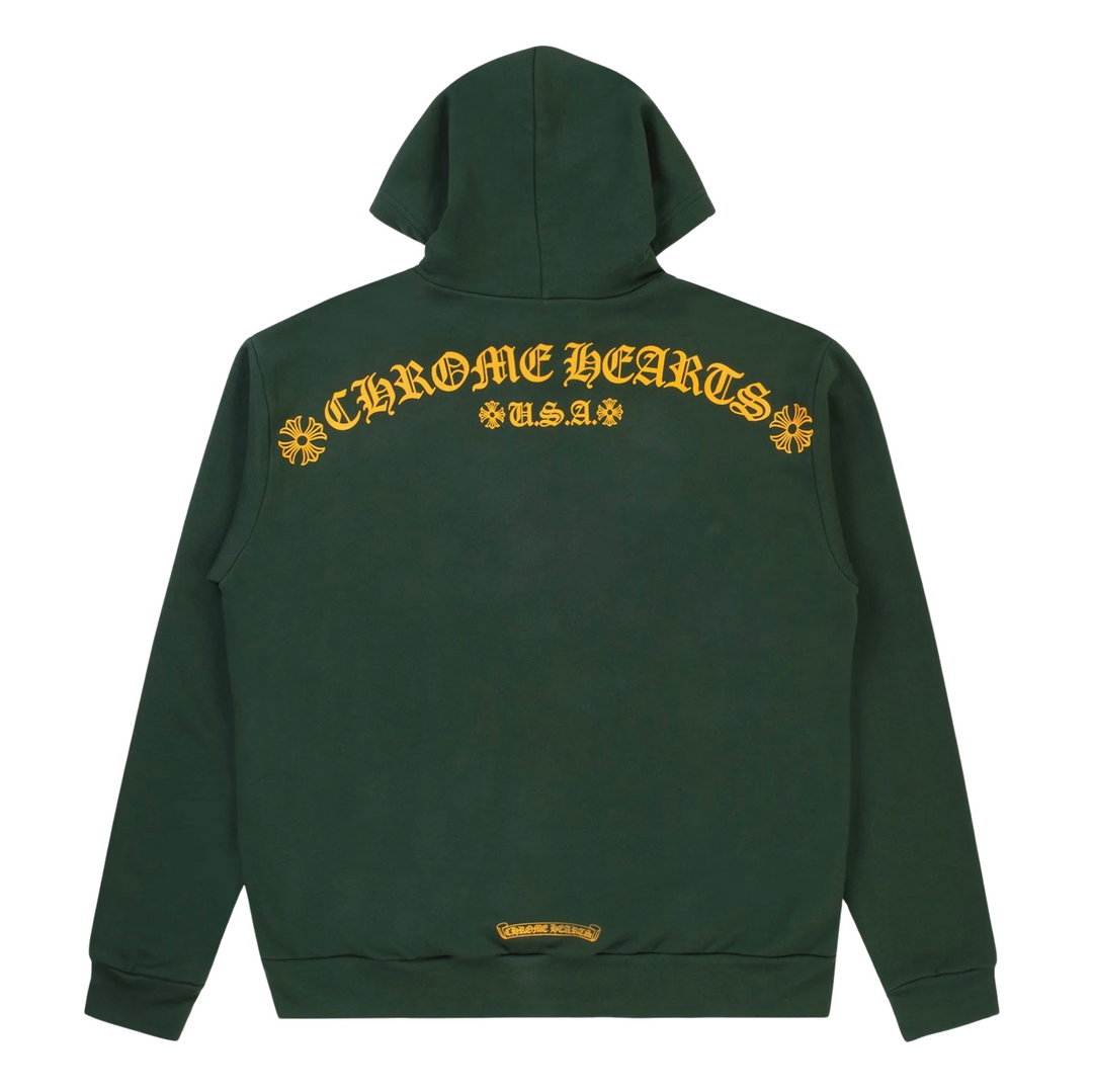 Chrome Hearts 'T Bar' Green Hoodie
