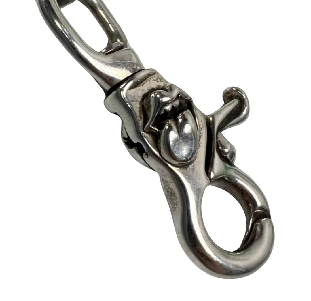 Chrome Hearts 'Rolling Stones' 22 in Wallet Chain