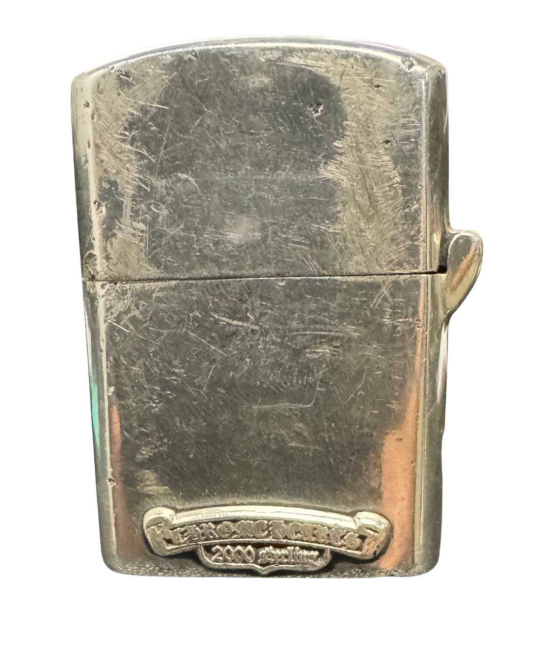 Chrome Hearts 'Cross' Silver Zippo Lighter