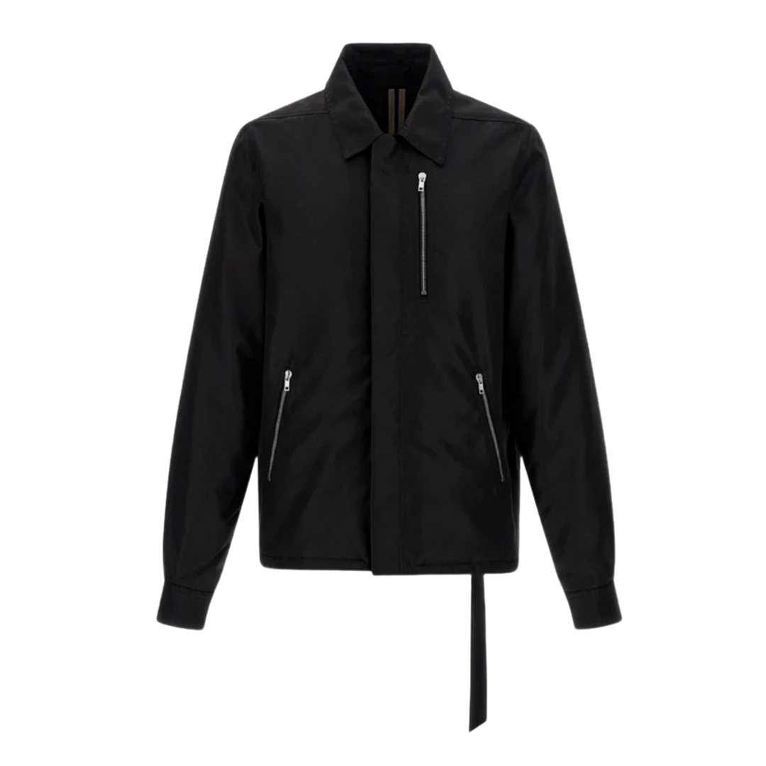 Rick Owens DRKSHDW 'Black' Concealed Zip Up Padded Nylon Jacket