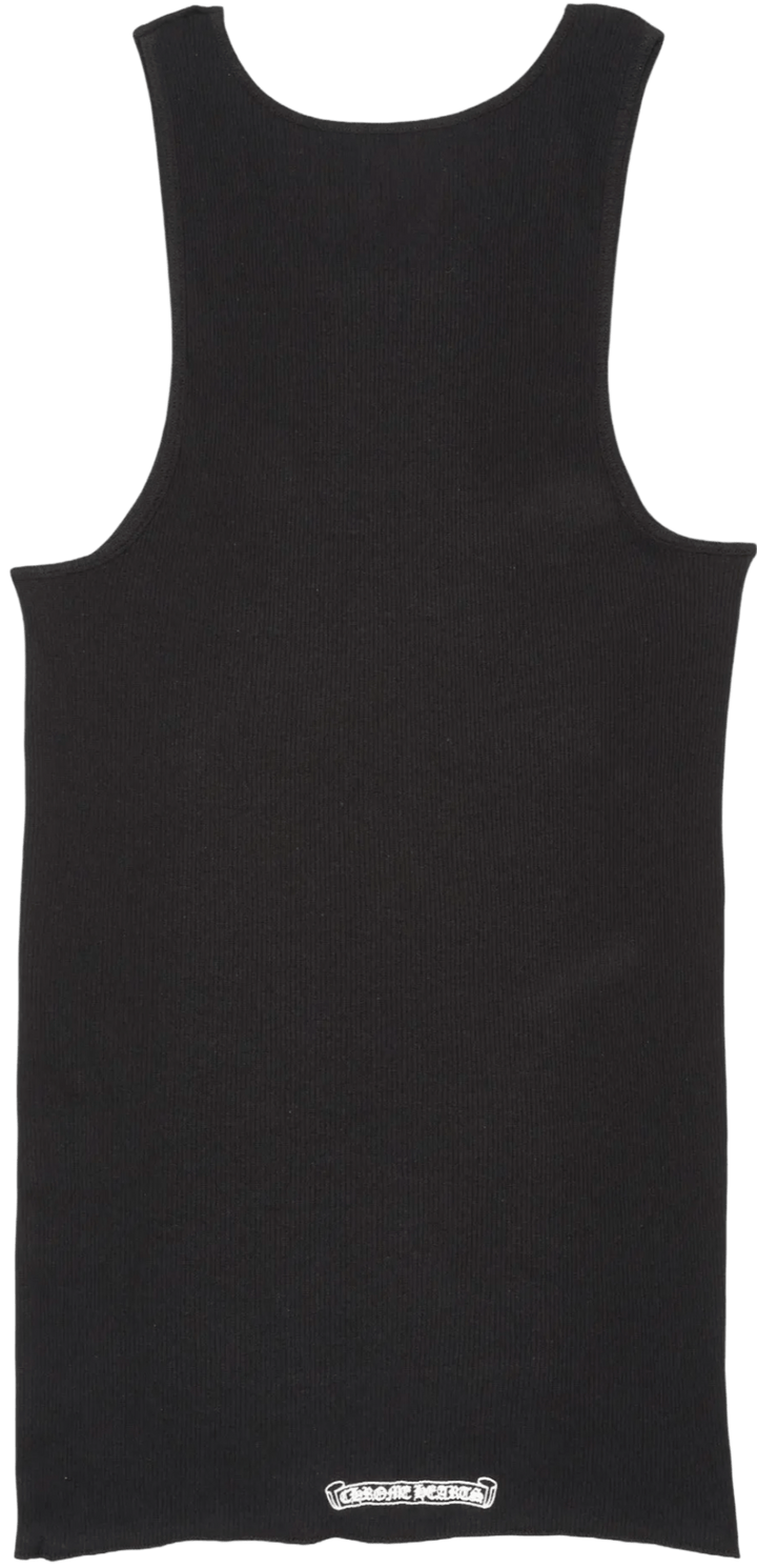 Chrome Hearts 'Hairy Cross' Black Tank