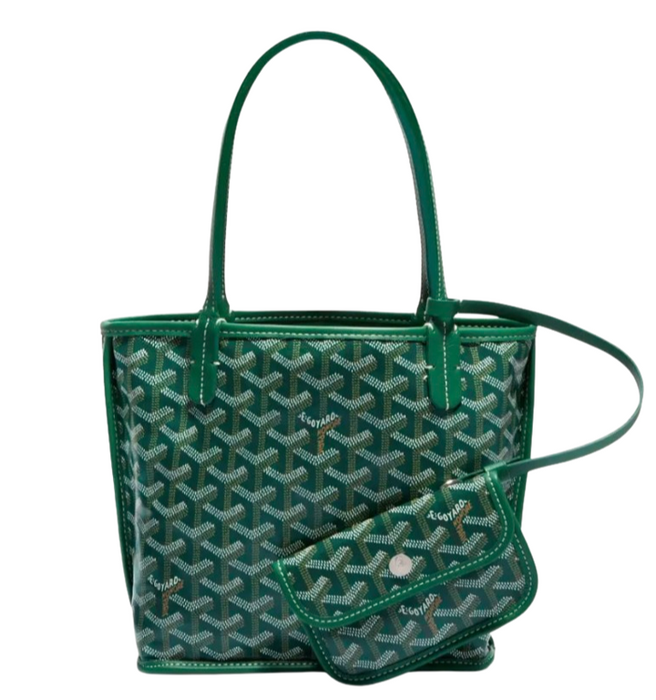 Goyard 'Anjou Mini' Green Bag