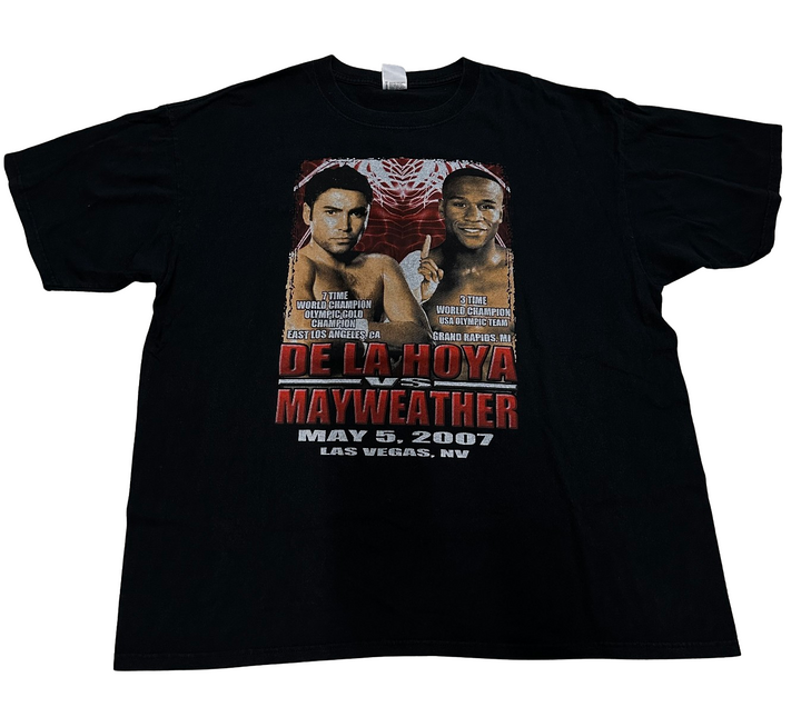 Oscar De La Hoya vs. Mayweather Vintage Tee