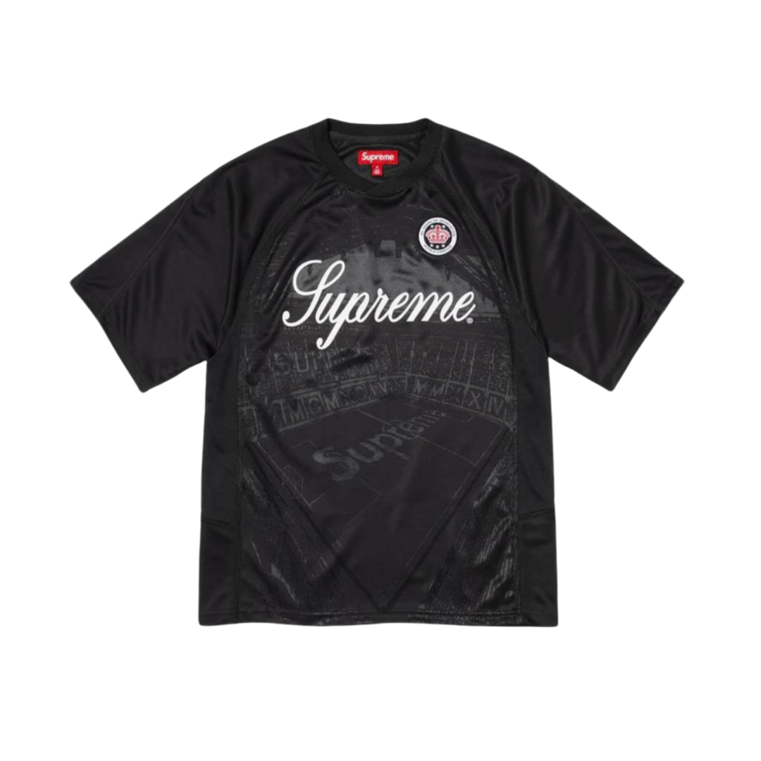 Supreme 'Black' Jacquard Soccer Jersey