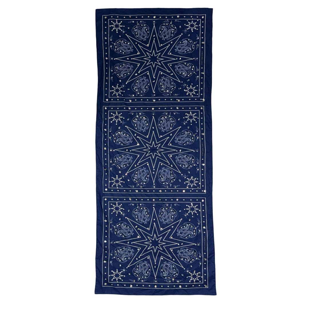 Starchain World 'Navy Blue' Stardana Scarf