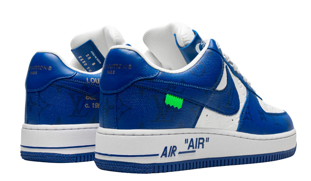 Louis Vuitton Nike Air Force 1 Low By Virgil Abloh White Royal