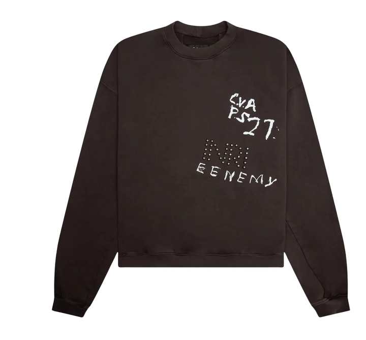 Rivington Roi Rebis 'Monk Brown' Crewneck