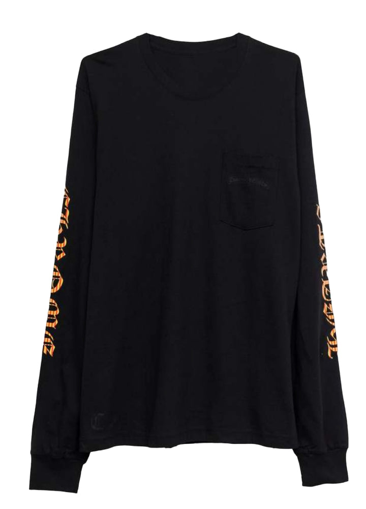 Chrome Hearts 'Red and Yellow' Striped Dagger Longsleeve