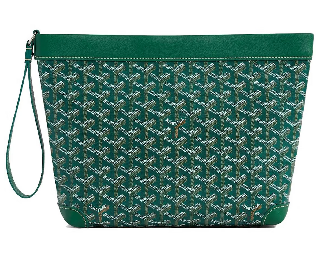 Goyard Conti Pouch Green