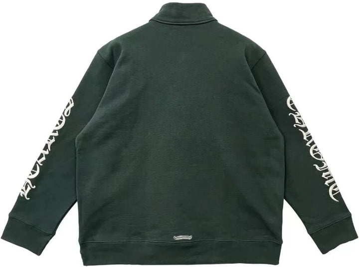 Chrome Hearts 'Slo Ride' Green Quarter Zip