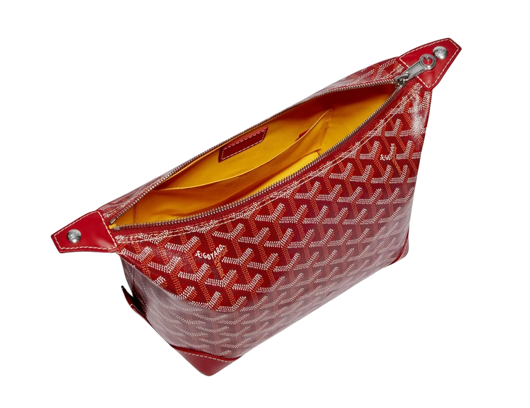 Goyard 'Red' Bowling 25 Toiletry Bag