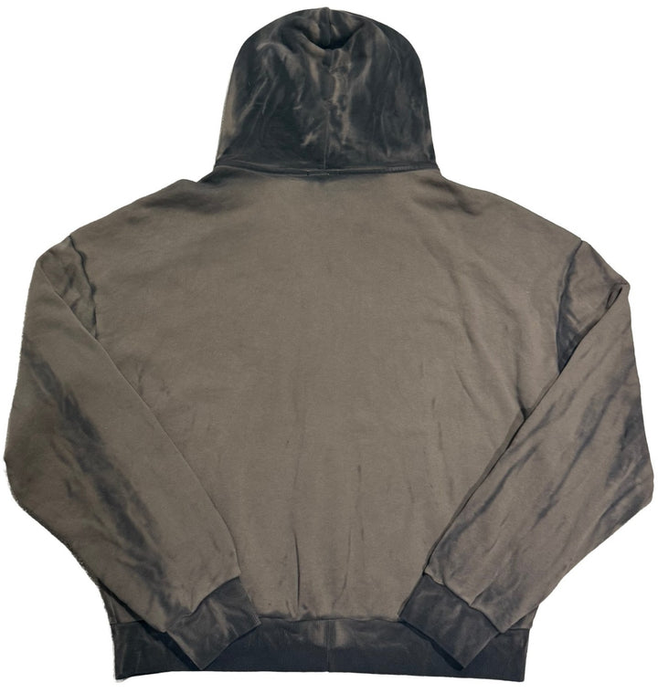 Bossi 'Black Heavy Metal' Brown Rhinestone Zip-Up