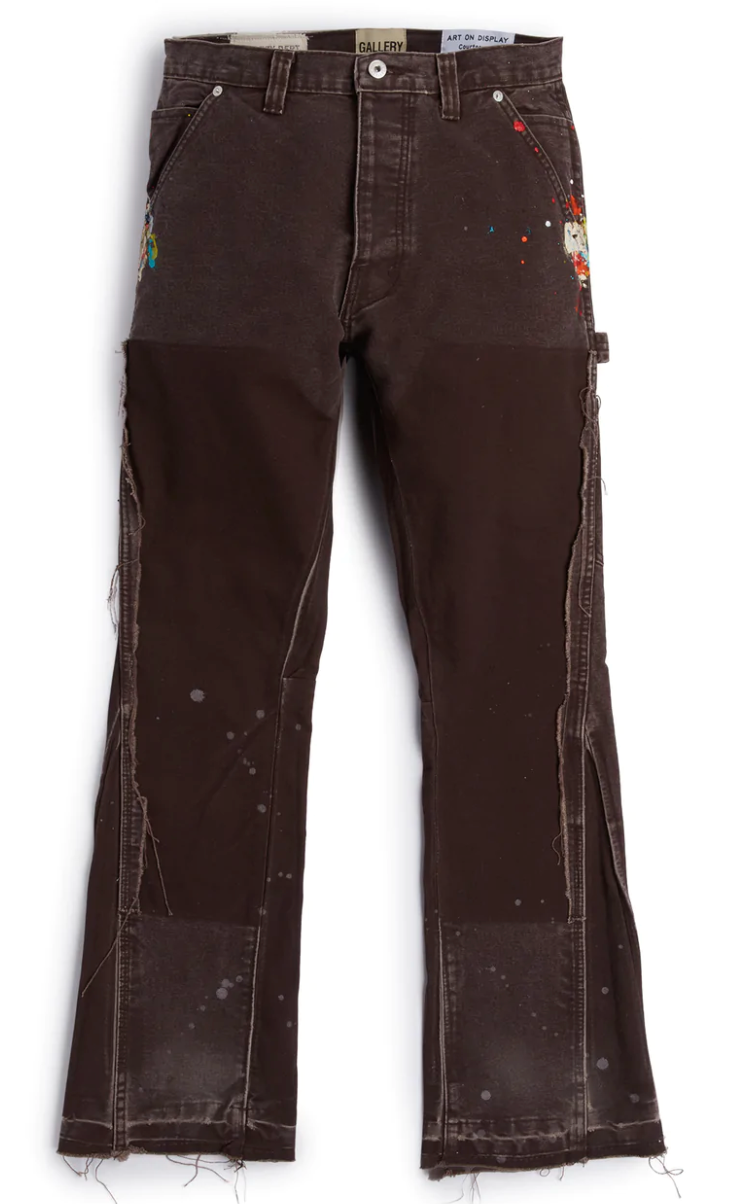 Gallery Dept 'LA Flare' Brown Carpenter Pants