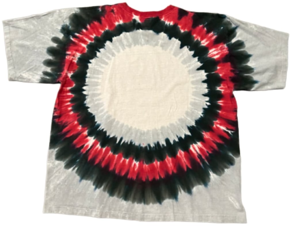 Rolling Stones 'Tongue' Red/Blue Tye Dye Rhinestone Vintage Tee