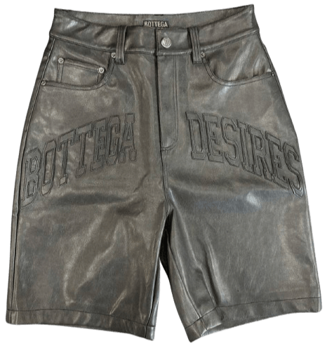 Bottega Desires Leather Shorts