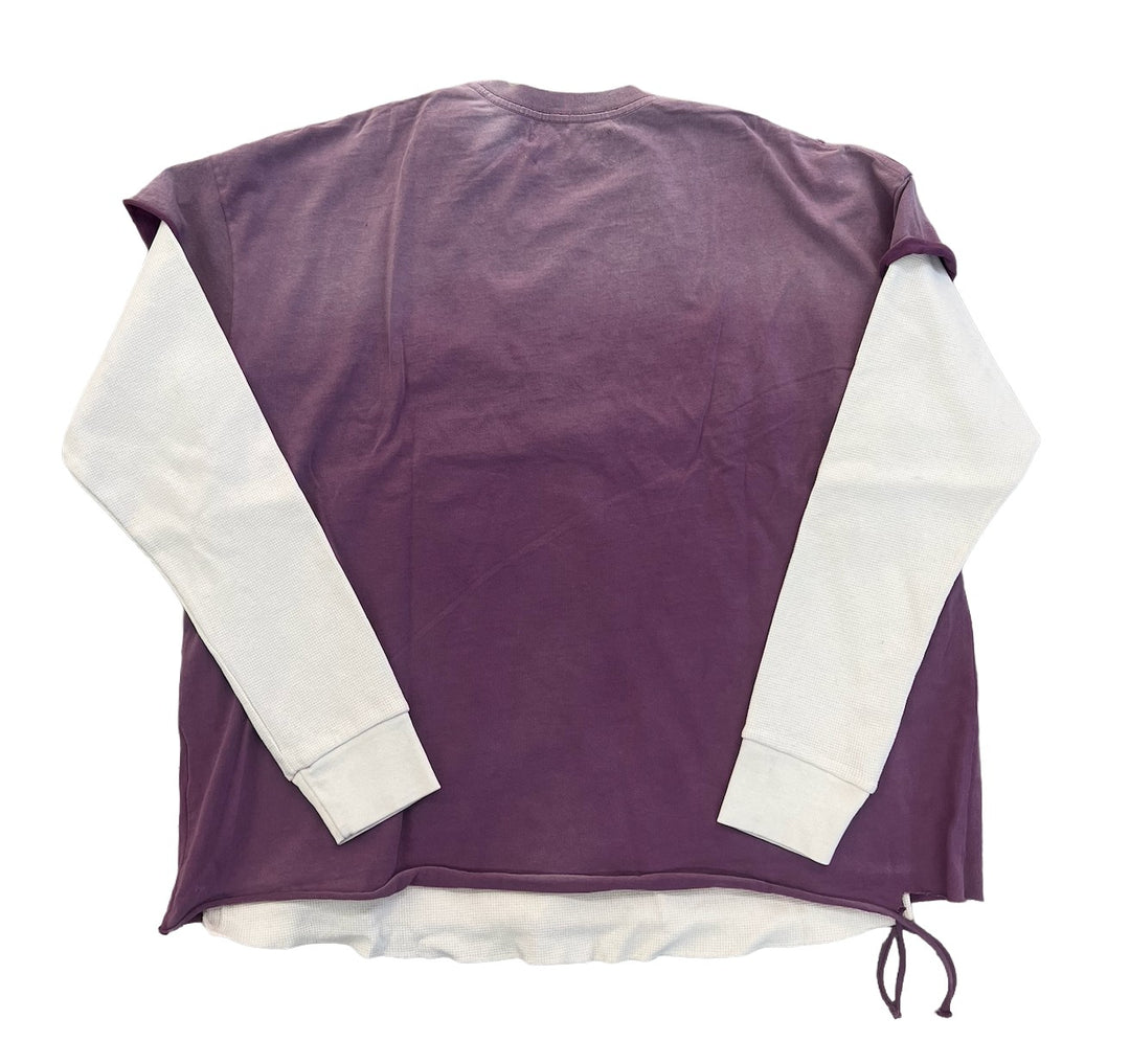 Satoshi Nakamoto 'Purple Dirtbike' Thermal Longsleeve