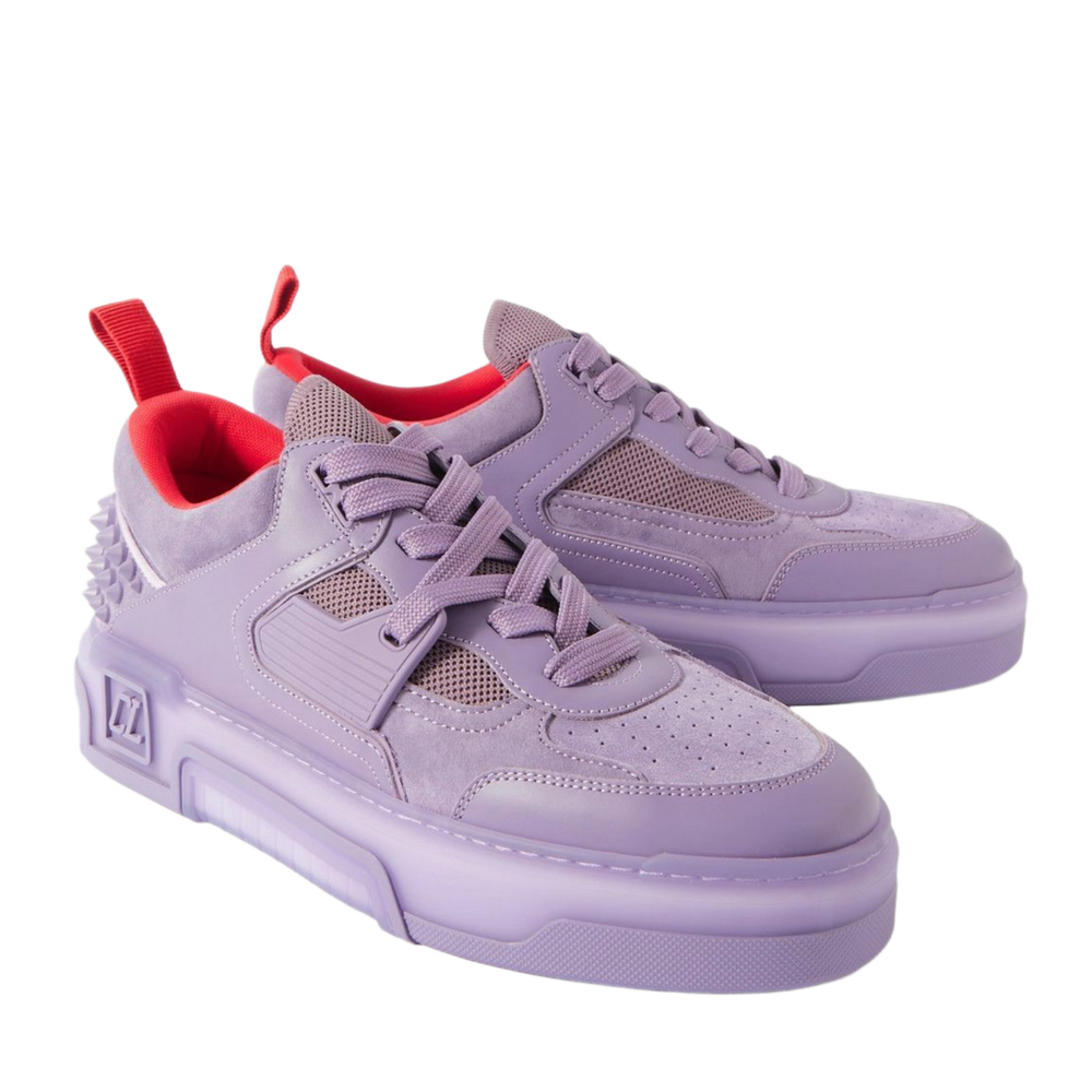 Christian Louboutin 'Purple' Astroloubi Spiked Sneakers