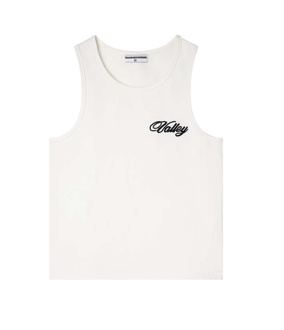 Vale 'Slub' White Tank