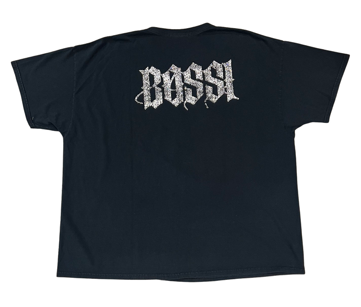 Bossi 'Skull & Dragon' Vintage Rhinestone Tee