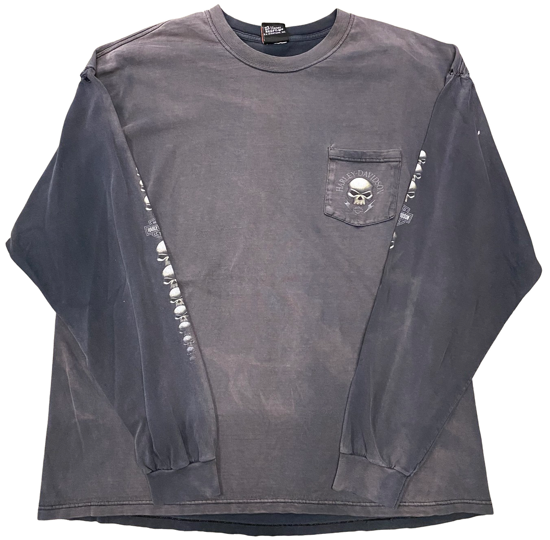 Harley Davidson 'San Diego, CA' Long Sleeve Vintage Tee