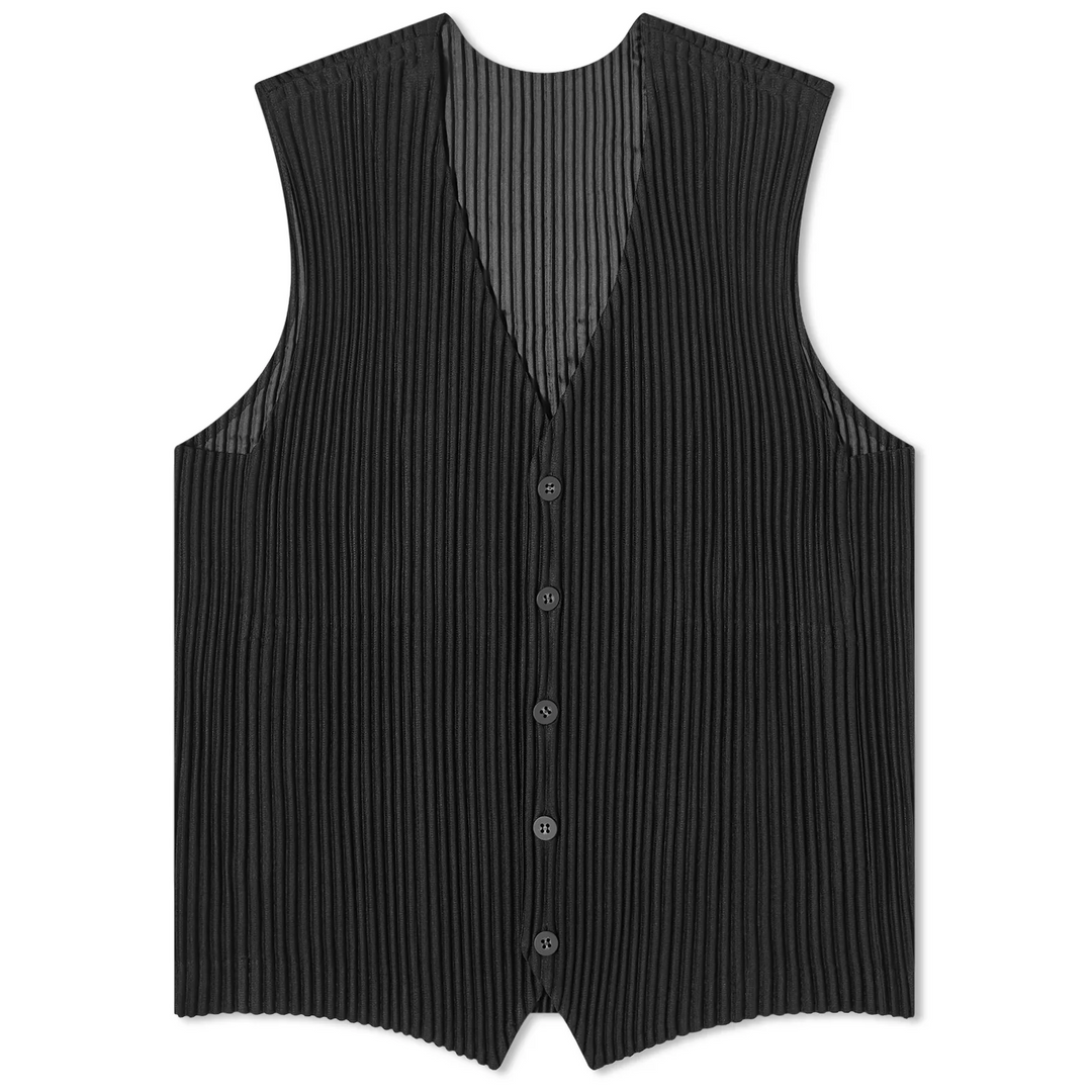 Homme Plissé Issey Miyake 'Black' Pleated Vest