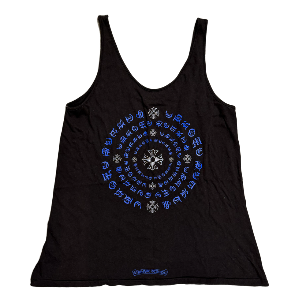 Chrome Hearts 'Black and Blue' Vintage Tank Top