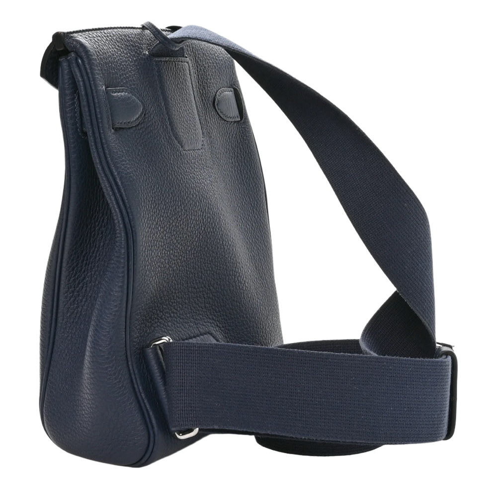 Hermés Hac a Dos 'Bleu Nuit' Togo Leather PM Backpack