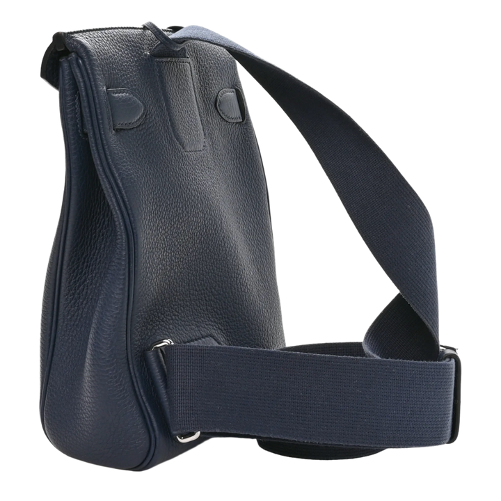 Hermés Hac a Dos 'Bleu Nuit' Togo Leather PM Backpack