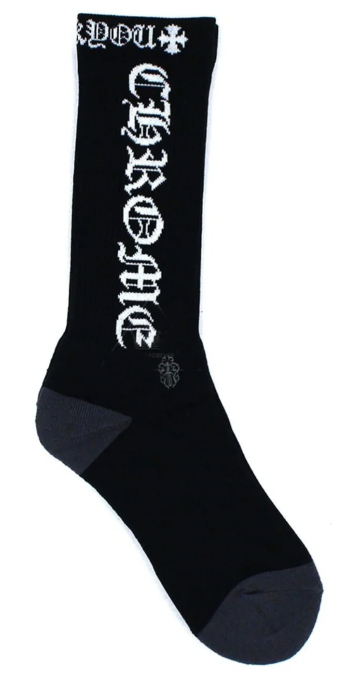 Chrome Hearts 'Multicolor' Black Socks