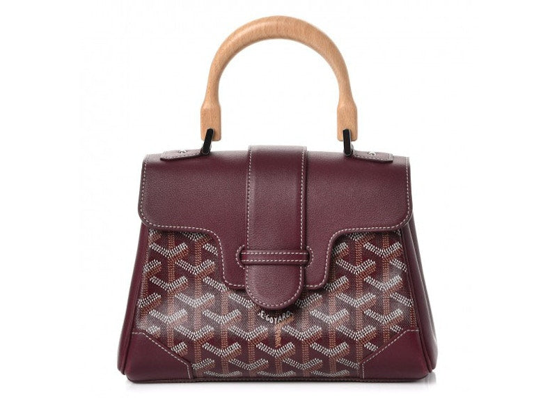 Goyard Saigon Goyardine Mini 'Burgundy'