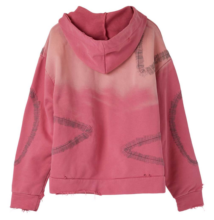 Who Decides War 'Windowed' Pink Zip Up Jacket