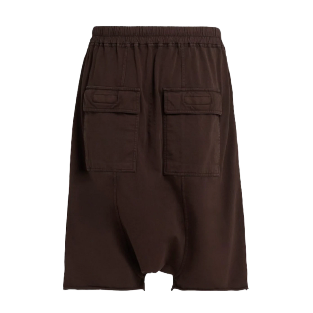 Rick Owens DRKSHDW 'Pod' Drawstring Brown Shorts