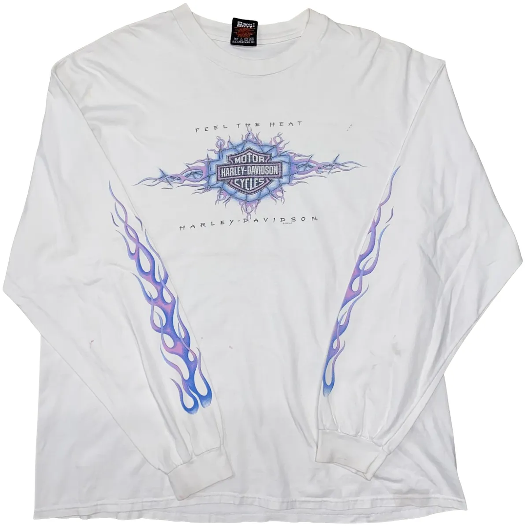Harley Davidson 'Feel the Heat' Pensacola, FL Vintage Longsleeve