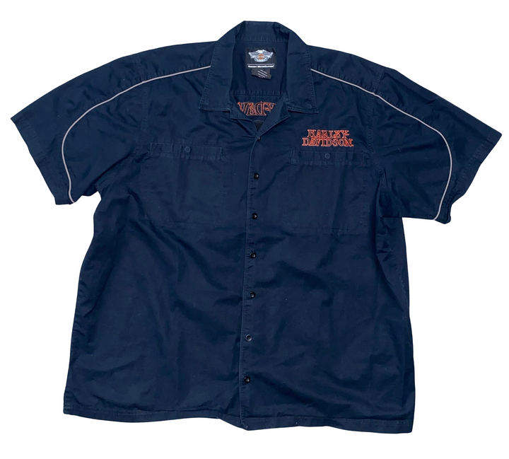 Harley Davidson 'Skull' Vintage Mechanic Shirt