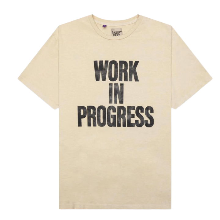 Gallery Dept 'Cream' Work In Progress Tee